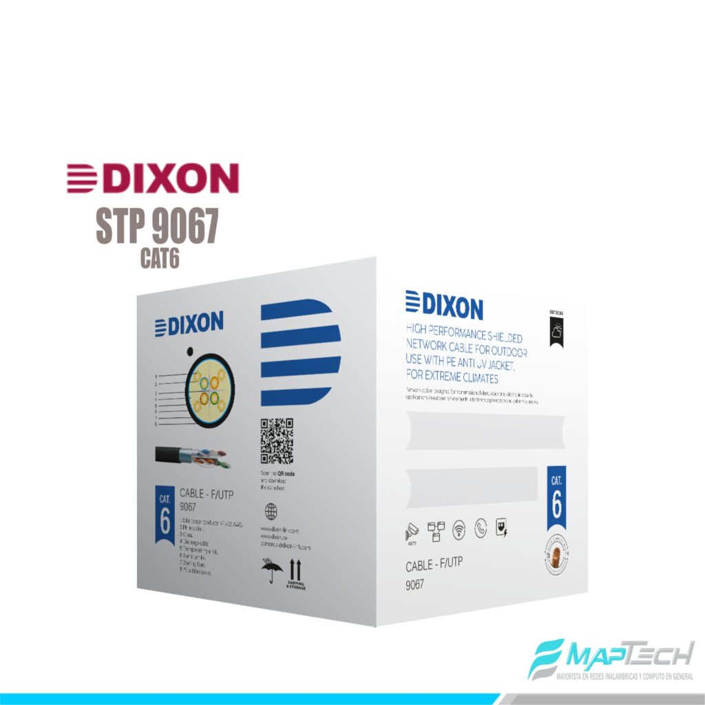 CABLE STP DIXON CAT6 9067 305MTS EXTERIOR