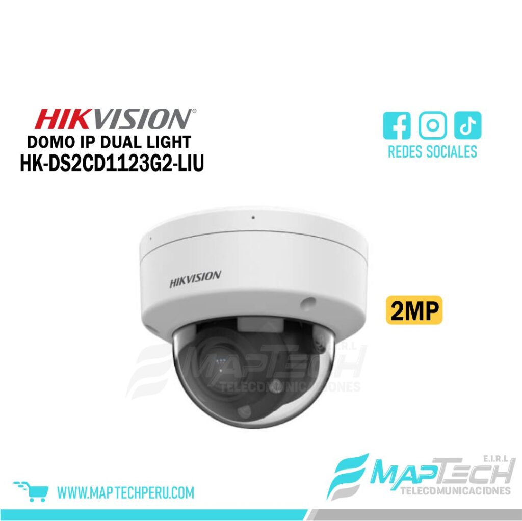 DOMO IP 2MP SMART HYBRID LIGHT AUDIO HIKVISION