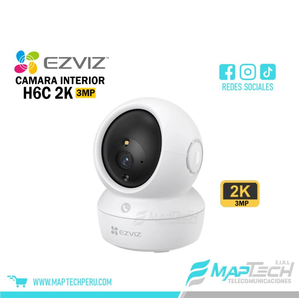 CAMARA IP WIFI H6C PRO 2K 3MP EZVIZ